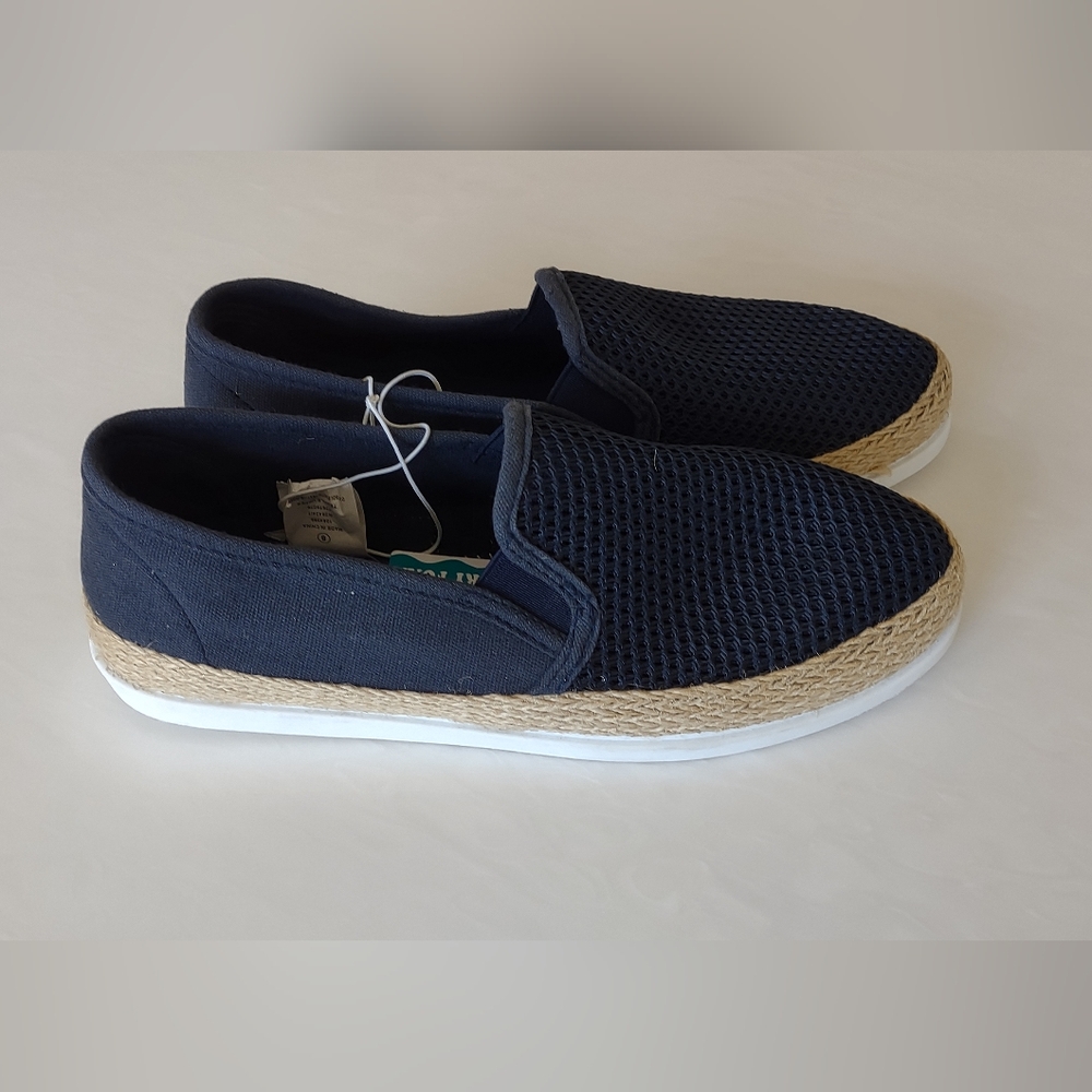 Kinetic Energy Navy Slip-On Espadrilles